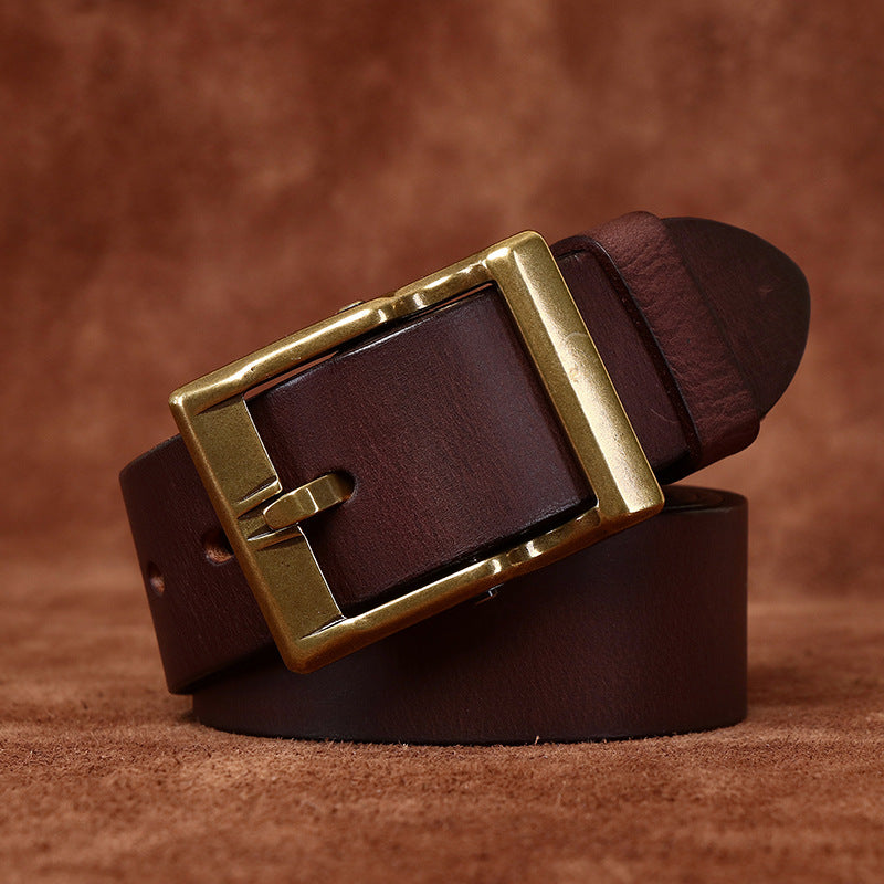 BRIAN™ | Vintage Distressed Leather Belt