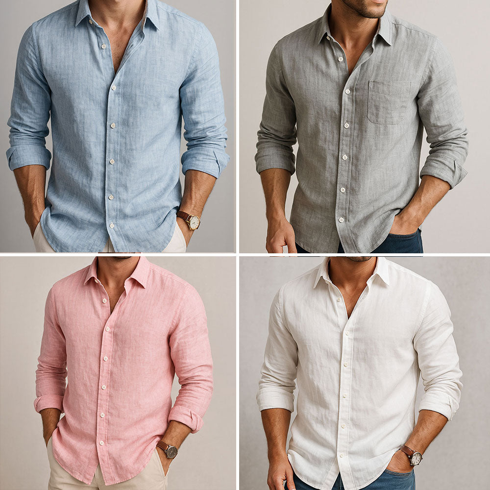 BRAIN™ | SIMPLE LINEN SHIRT
