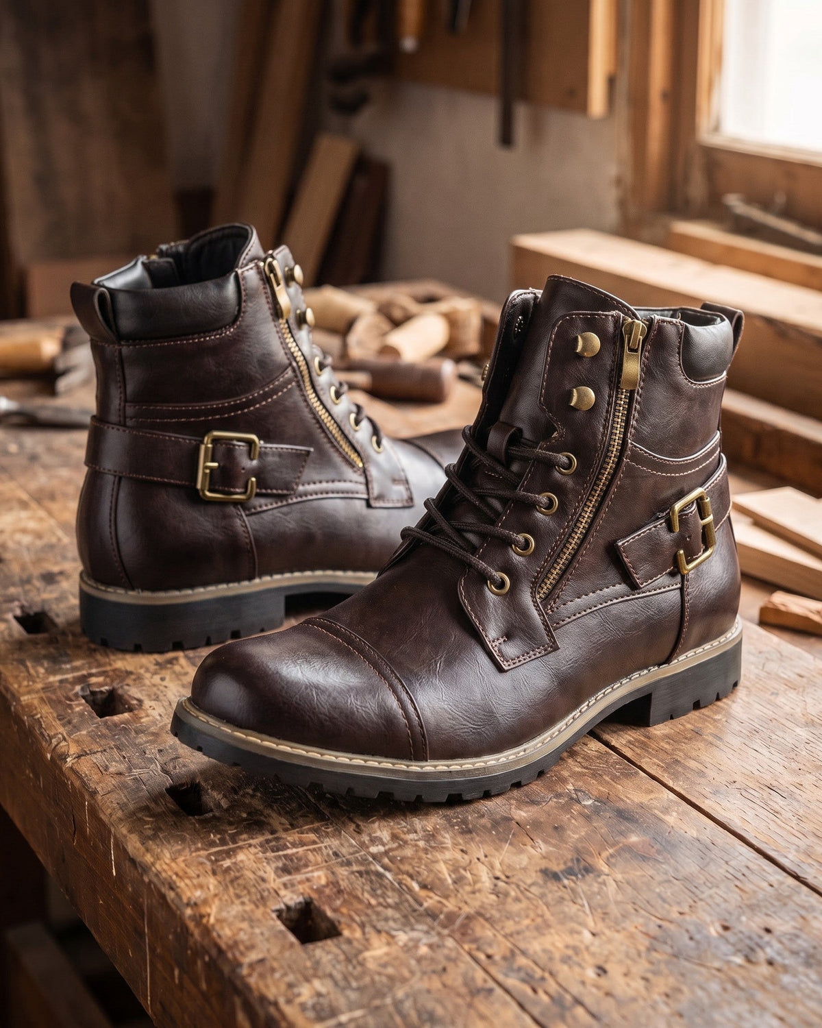 BRIAN™ | Elios Leather Boots