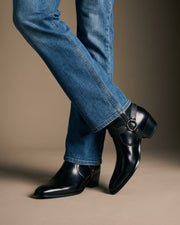 BRIAN™ | Umberto Leather Harness Boot