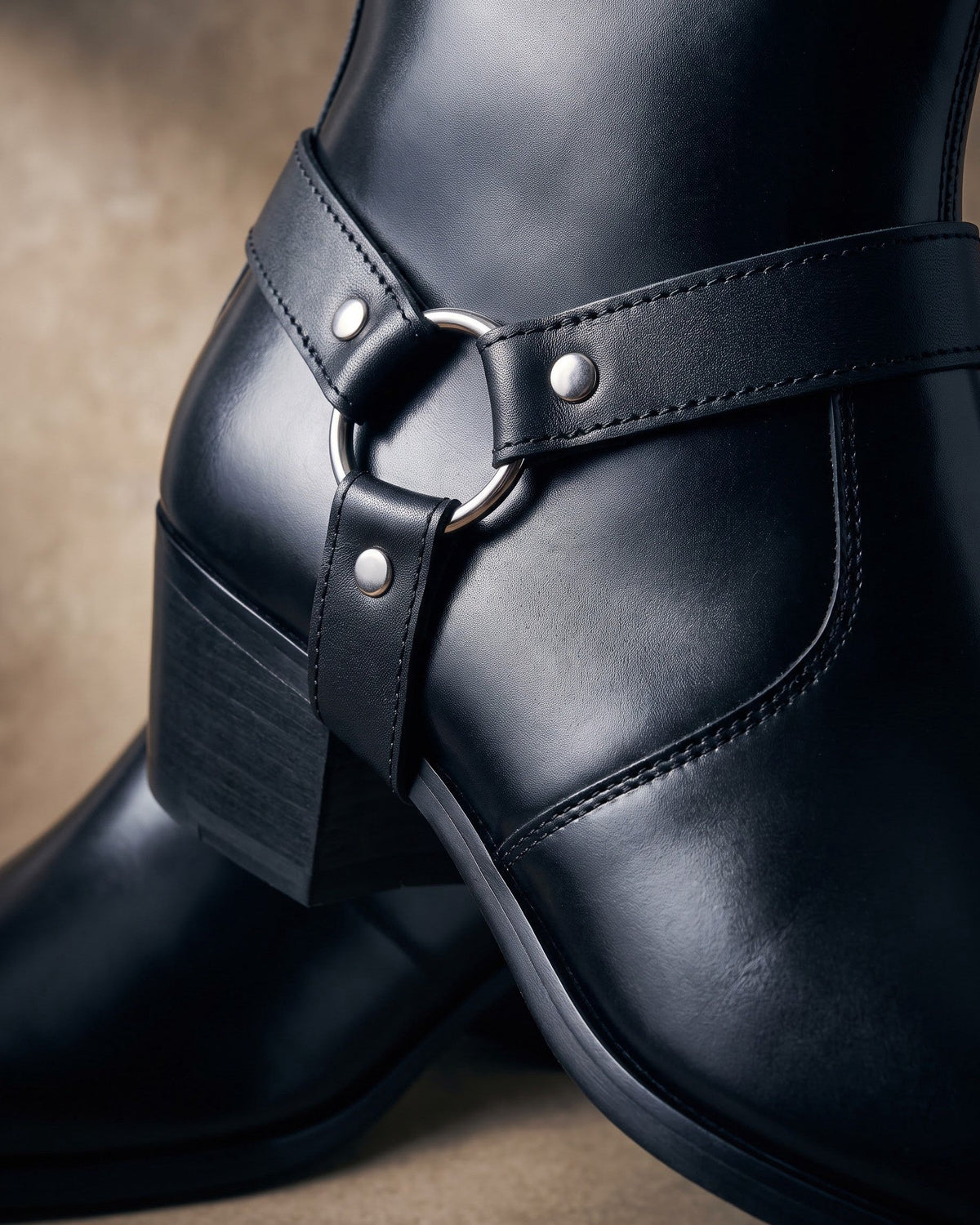 BRIAN™ | Umberto Leather Harness Boot