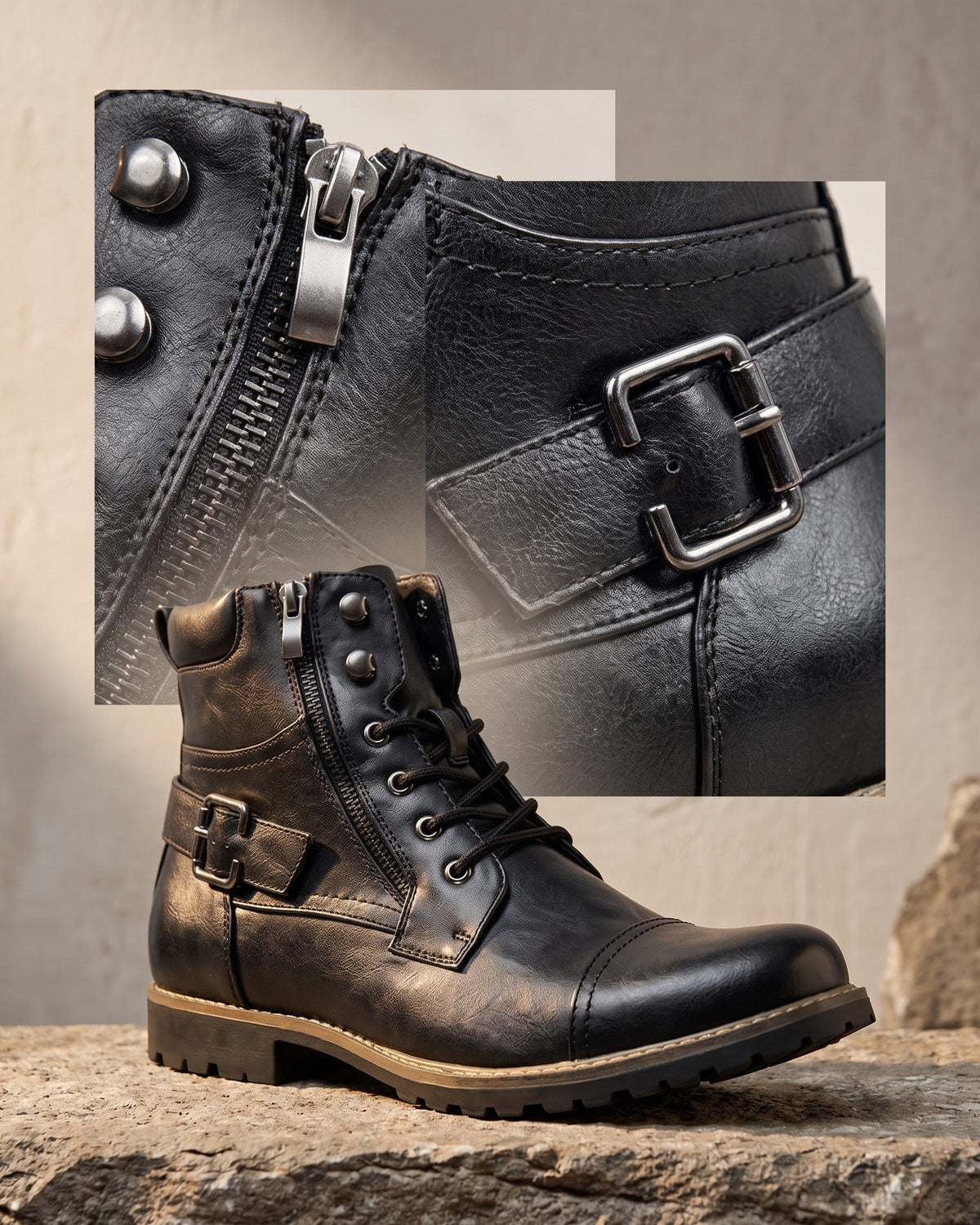 BRIAN™ | Elios Leather Boots
