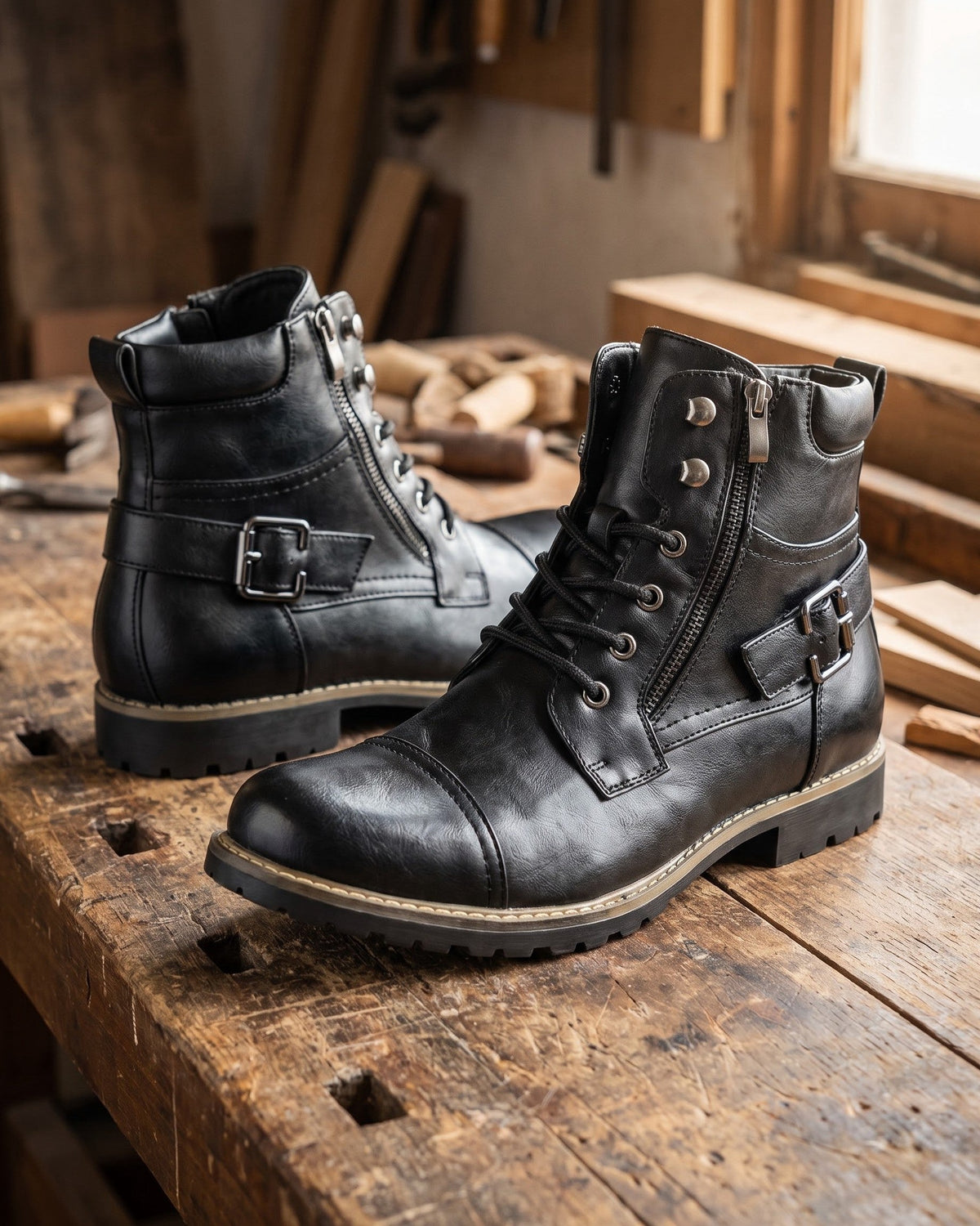 BRIAN™ | Elios Leather Boots