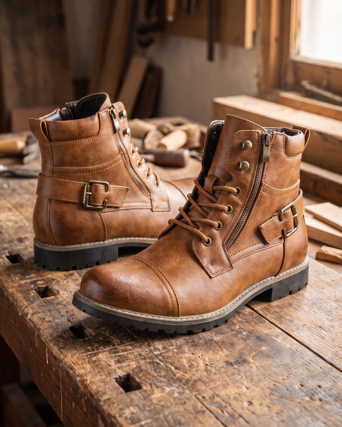 BRIAN™ | Elios Leather Boots