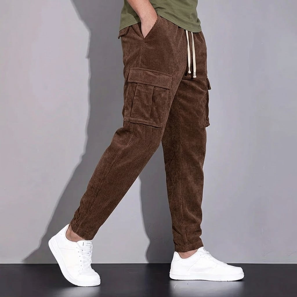BRIAN™ | Men's Corduroy Cargo Joggers