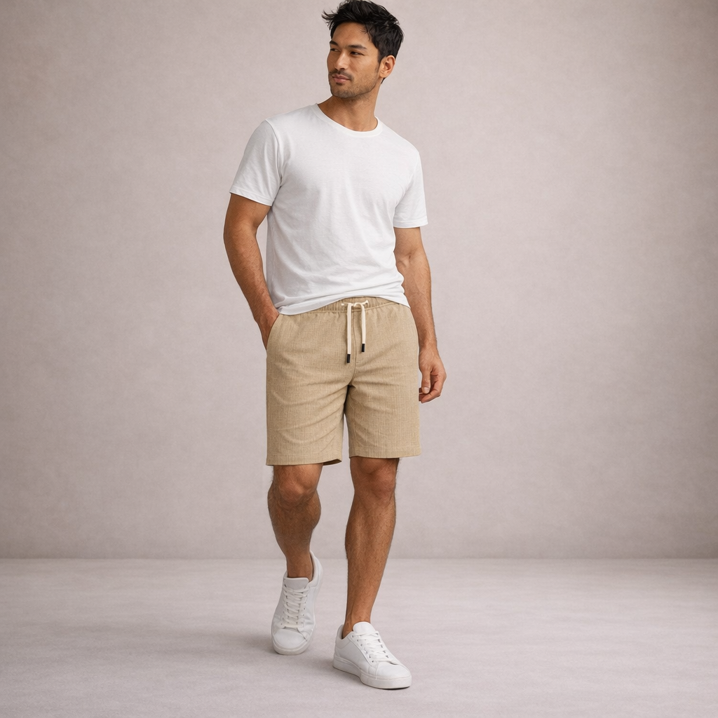 BRAIN™ | Casual Linen Shorts