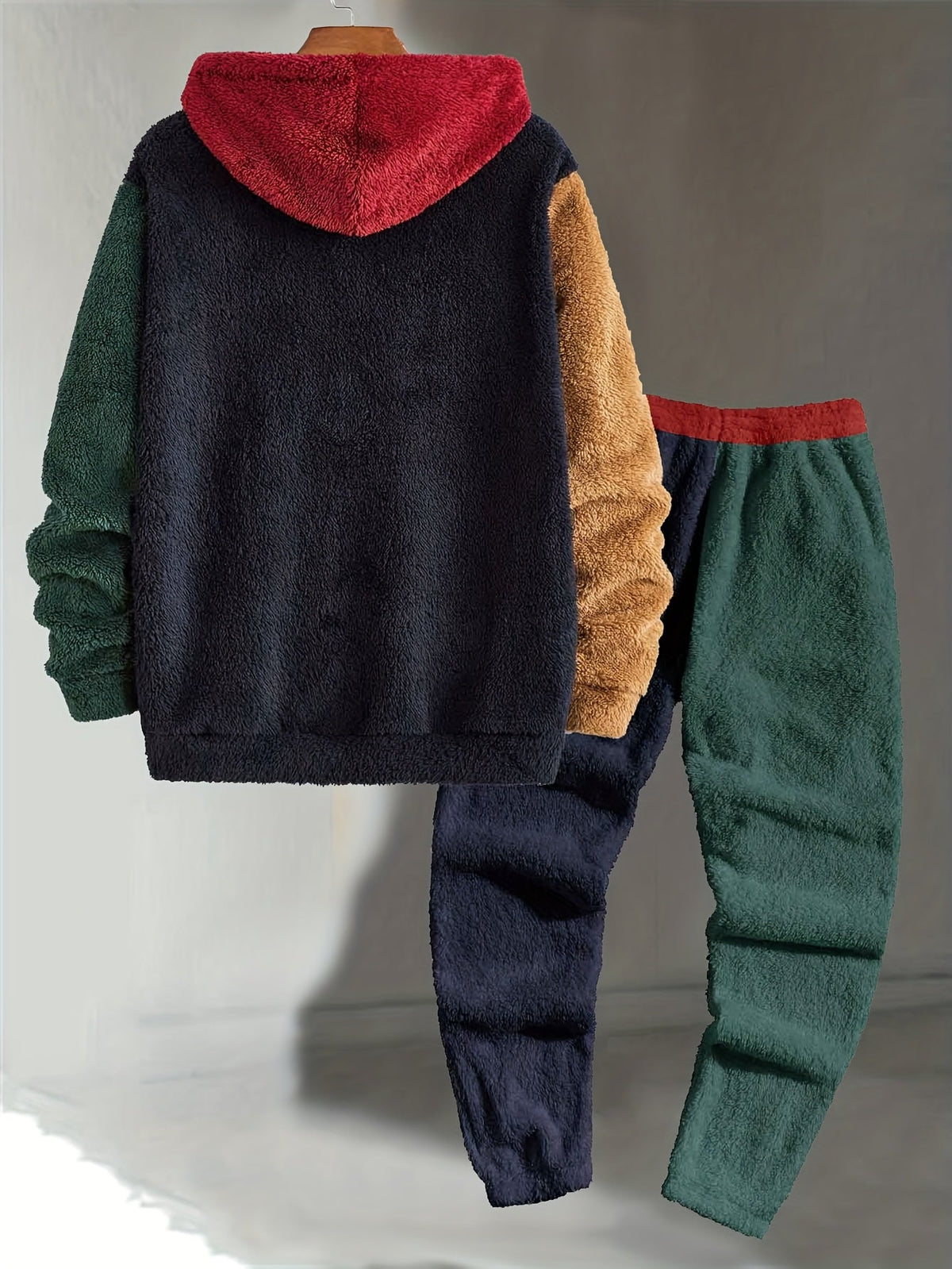 BRIAN™ | Cozy Color-Block Two-Piece Set