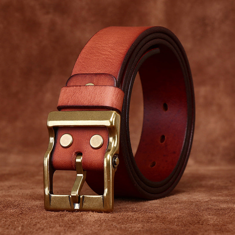 BRIAN™ | Vintage Distressed Leather Belt
