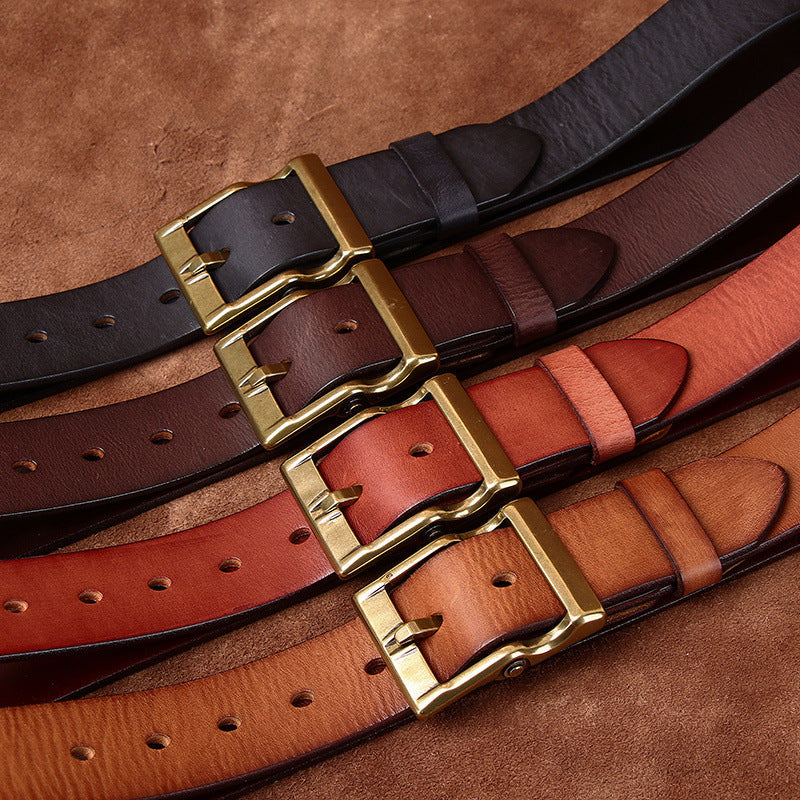 BRIAN™ | Vintage Distressed Leather Belt