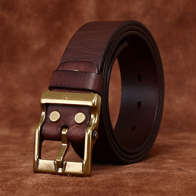 BRIAN™ | Vintage Distressed Leather Belt
