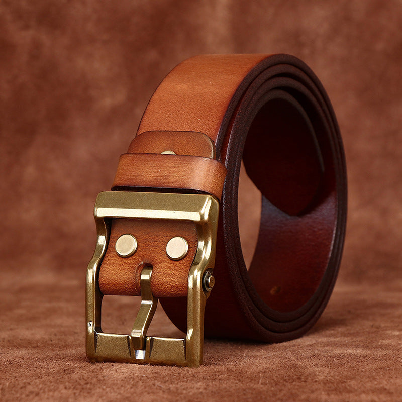 BRIAN™ | Vintage Distressed Leather Belt