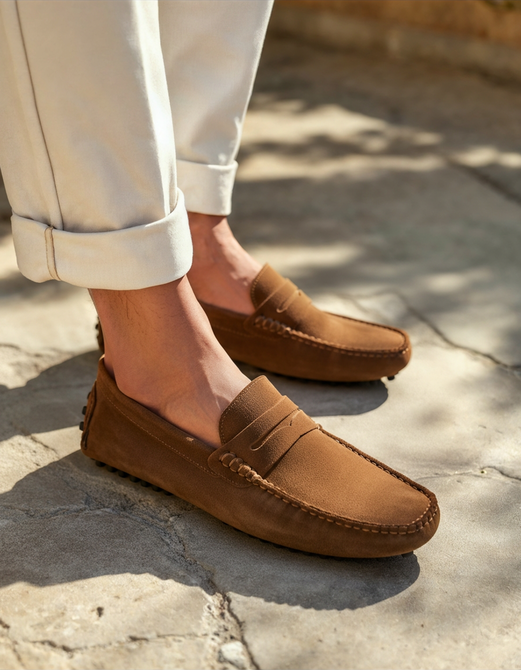 BRAIN™ | Suede driver loafers
