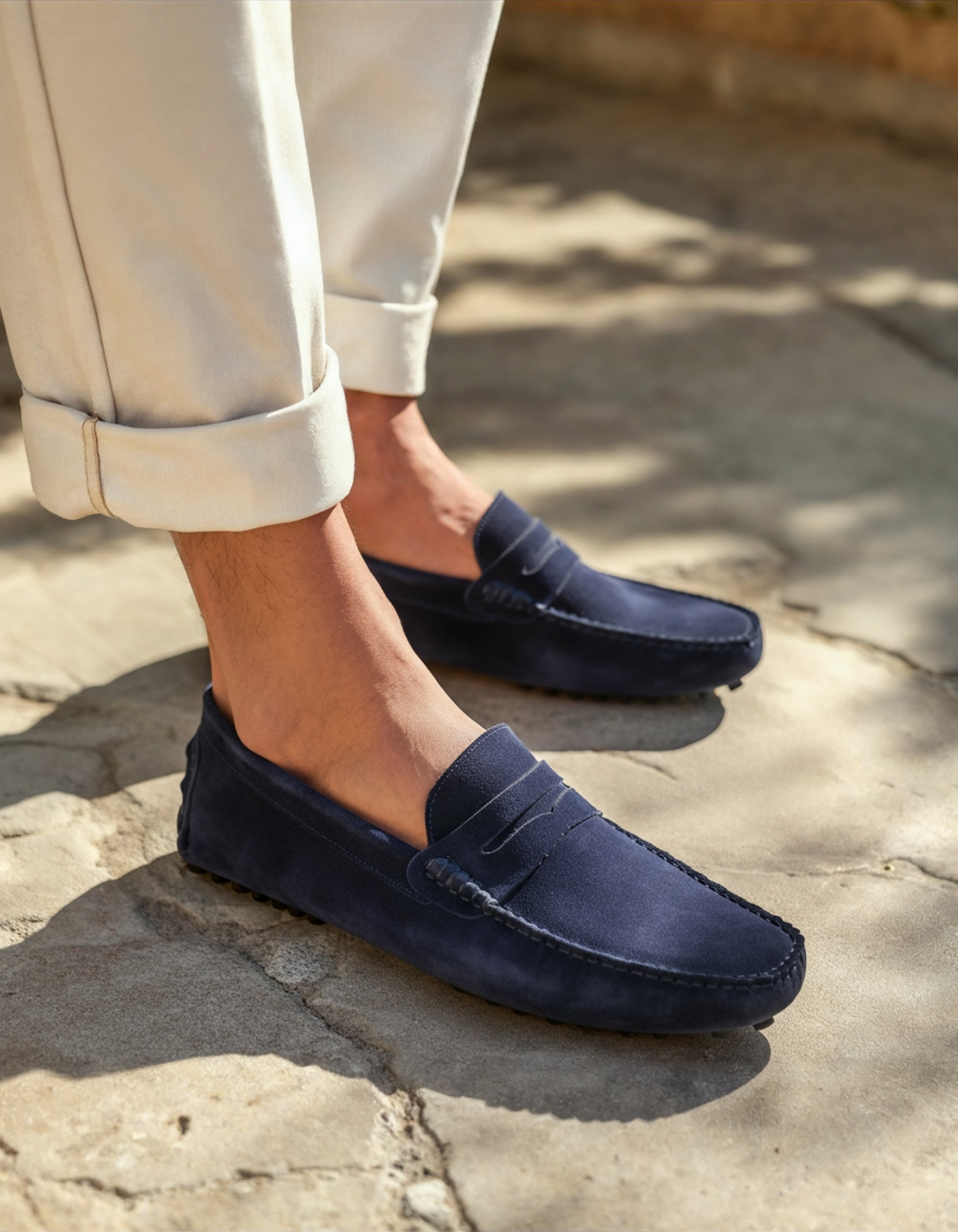 BRAIN™ | Suede driver loafers