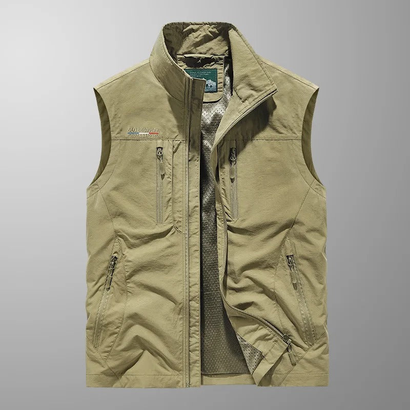 BRAIN™ | Men's Nylon Zip Vest