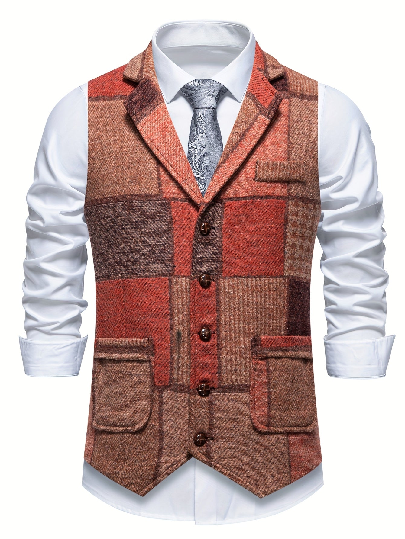 BRAIN™ | FORMAL TWEED VEST FOR MEN