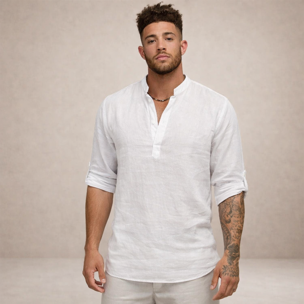 BRIAN™ | Stand-Collar Shirt