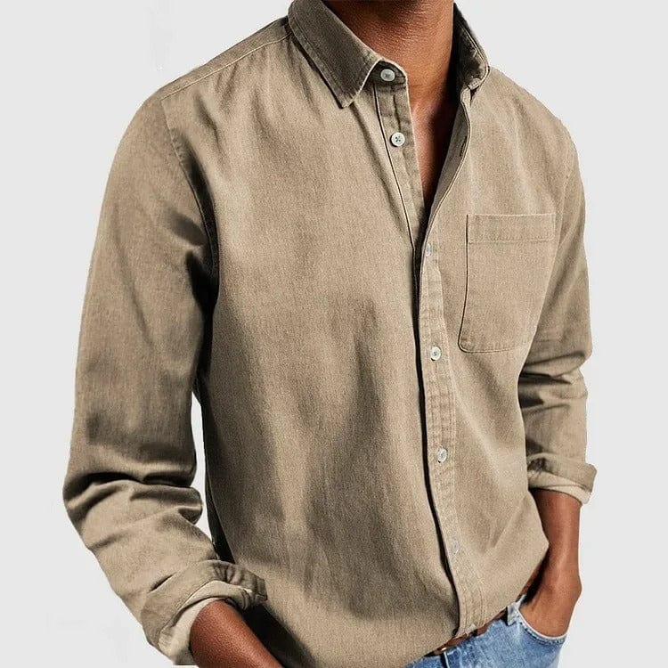 BRAIN™ | Button-Up Polo-Collar Shirt