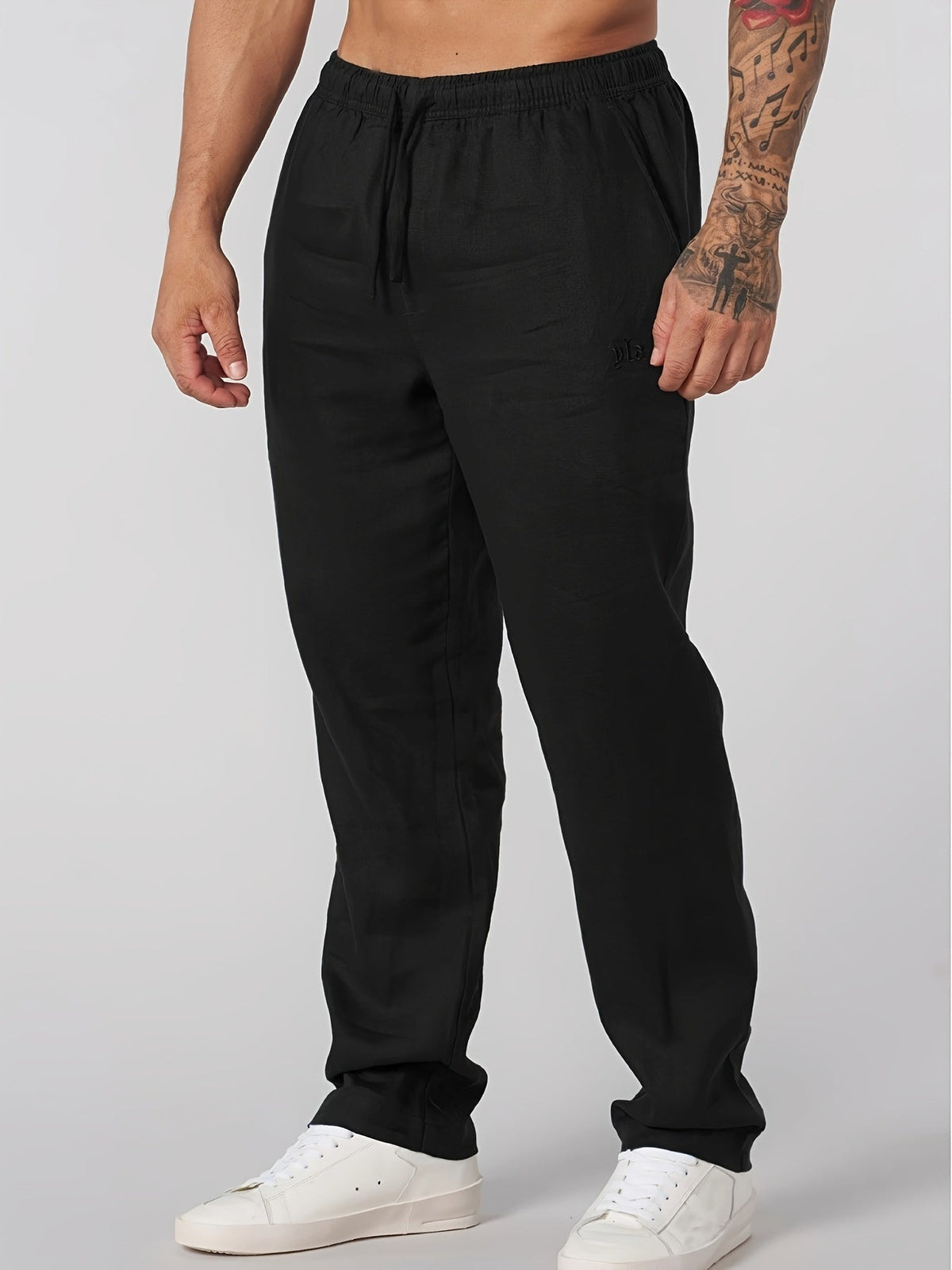 BRIAN™ | Men's Straight-Leg Linen Trousers