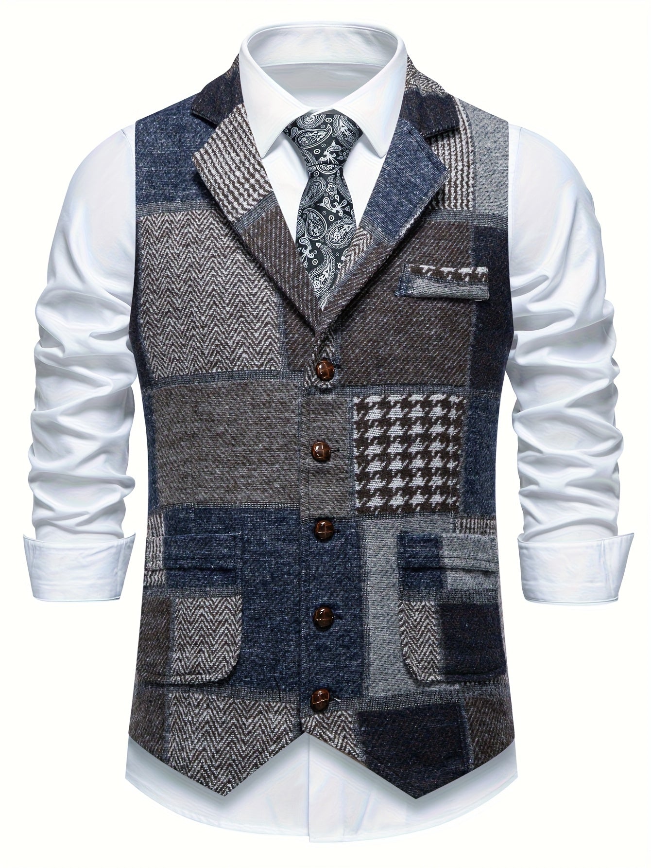 BRAIN™ | FORMAL TWEED VEST FOR MEN