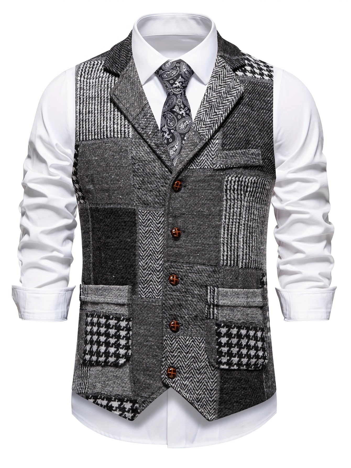 BRAIN™ | FORMAL TWEED VEST FOR MEN
