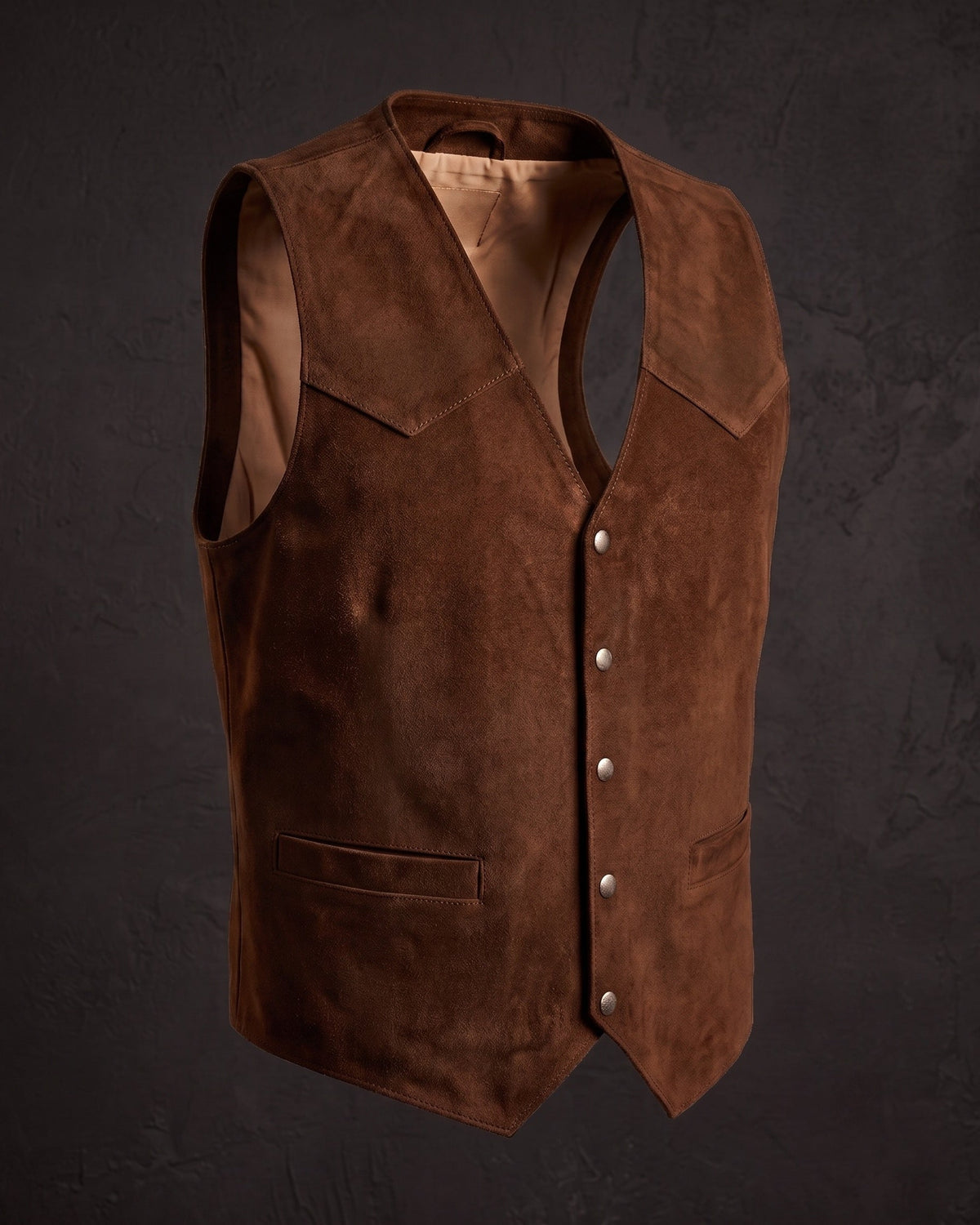 BRIAN™ | Brushed Suede Look Vest