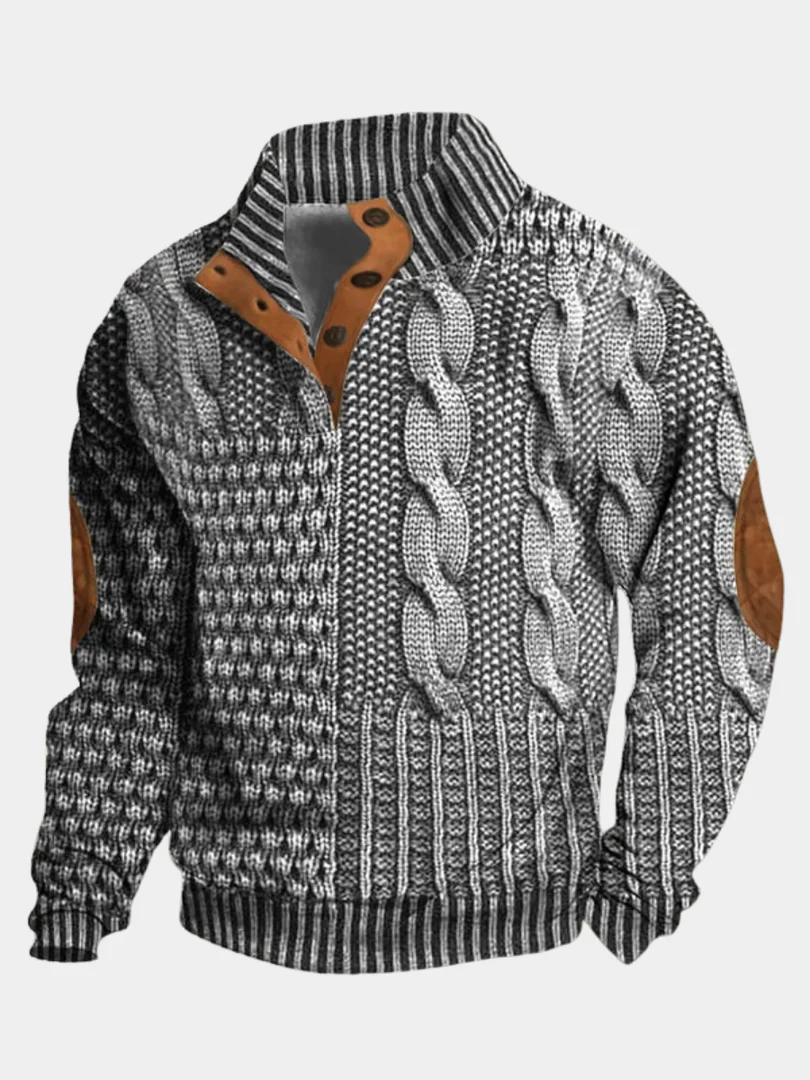 BRAIN™ | VINTAGE KNIT PULLOVER FOR MEN