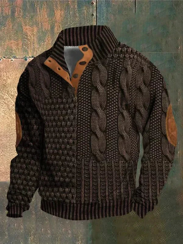 BRAIN™ | VINTAGE KNIT PULLOVER FOR MEN