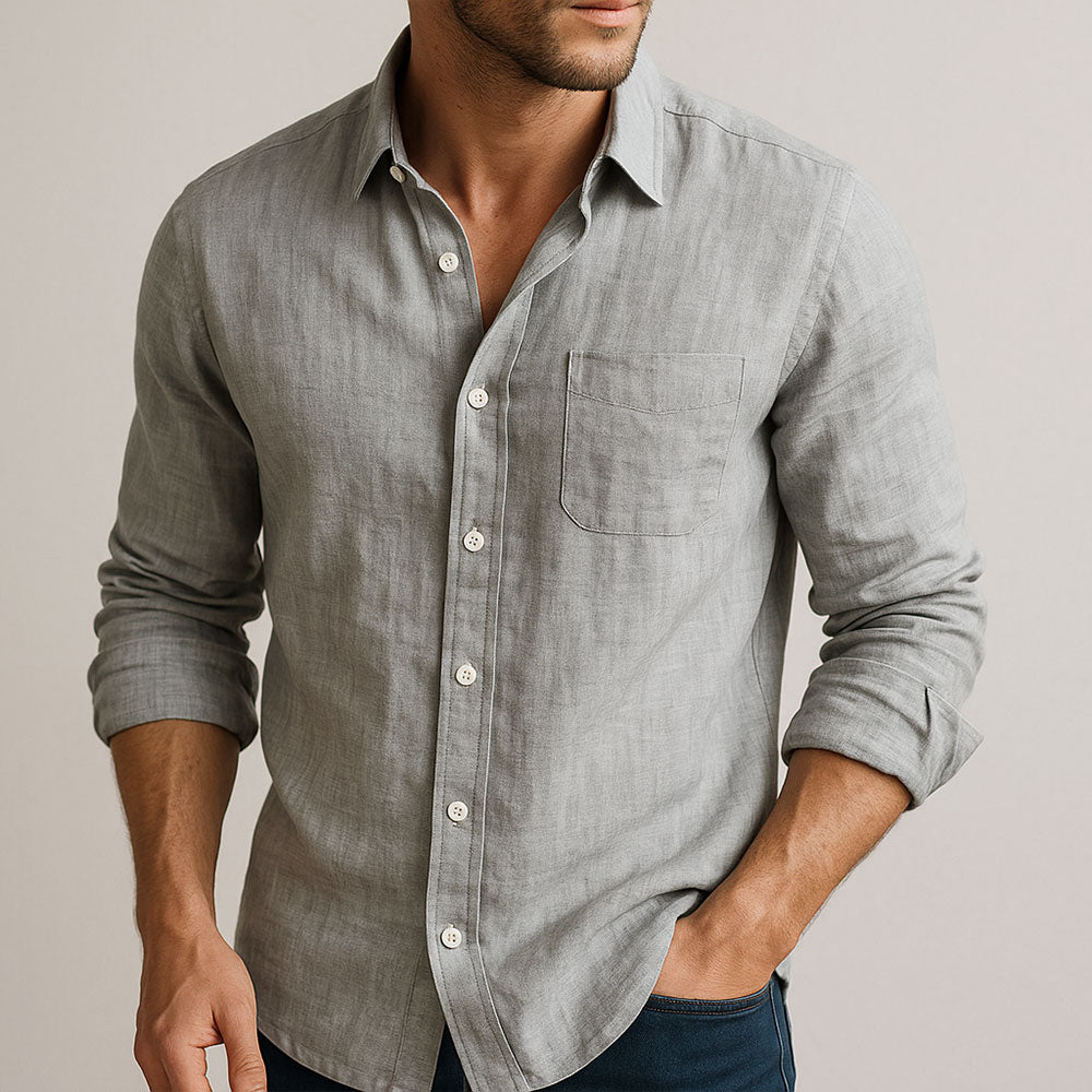 BRAIN™ | SIMPLE LINEN SHIRT
