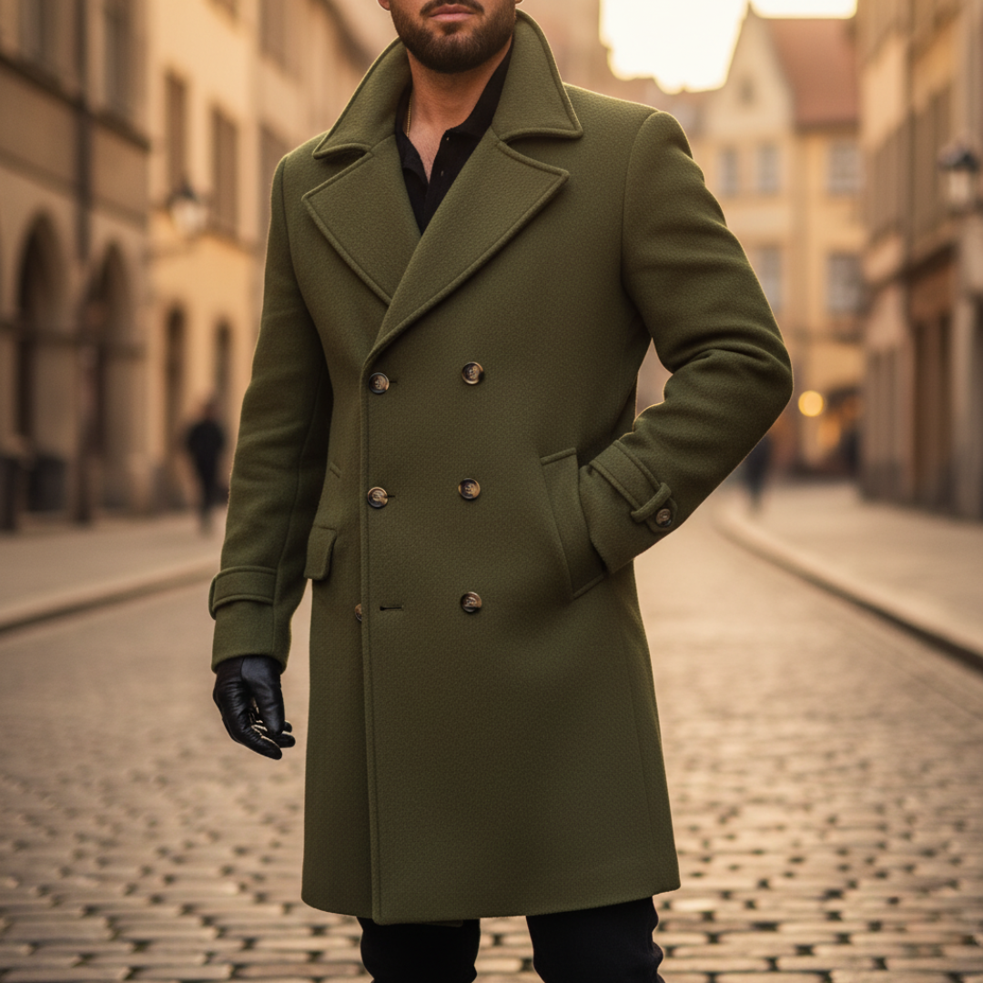 BRIAN™ | Classic Wool Overcoat