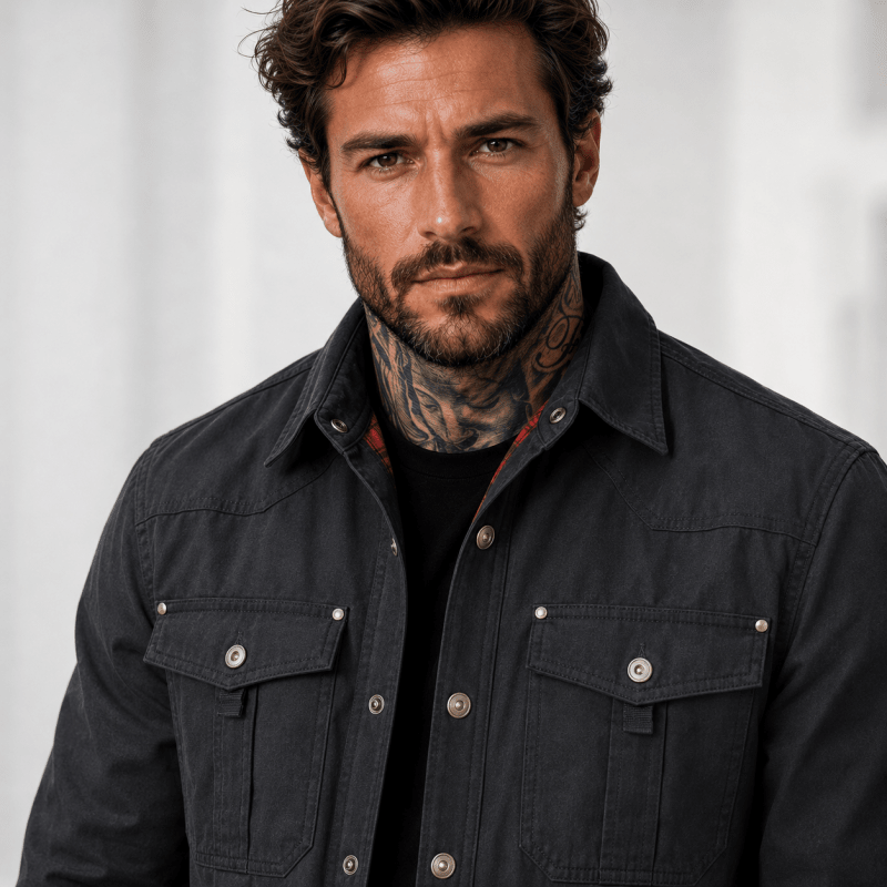 BRIAN™ | Flannel Lined Shacket