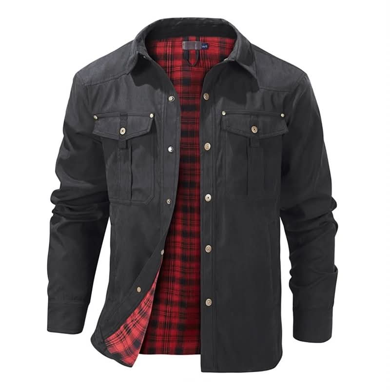 BRIAN™ | Flannel Lined Shacket