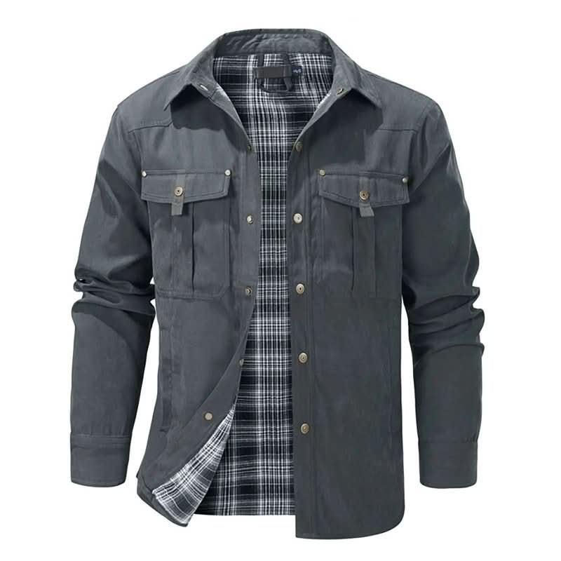 BRIAN™ | Flannel Lined Shacket
