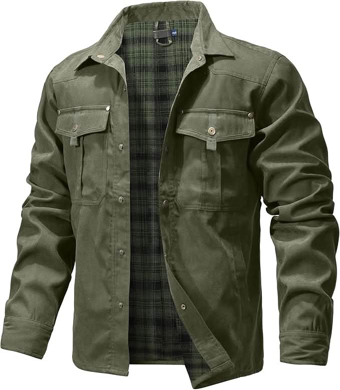 BRIAN™ | Flannel Lined Shacket