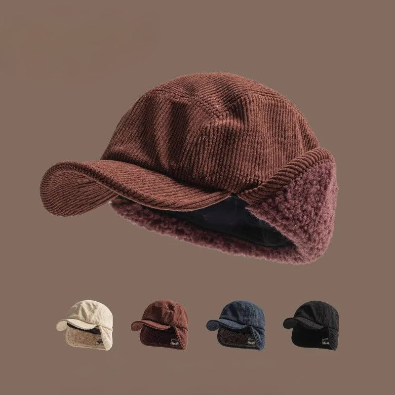 BRIAN™ | Frostline Corduroy Earflap Cap
