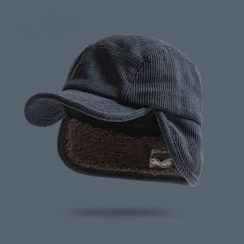 BRIAN™ | Frostline Corduroy Earflap Cap