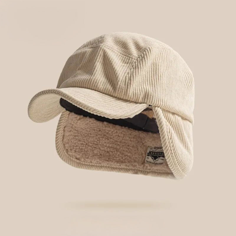 BRIAN™ | Frostline Corduroy Earflap Cap