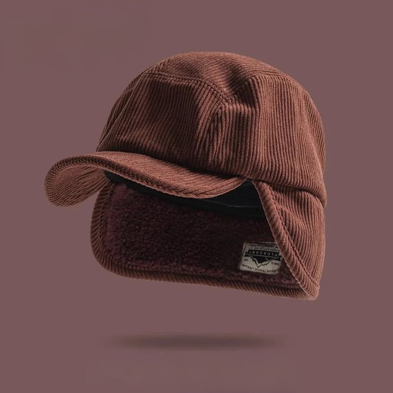 BRIAN™ | Frostline Corduroy Earflap Cap