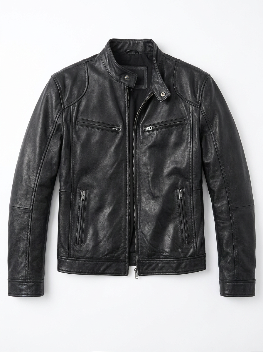 BRIAN™ | ROUSSEL PARIS Casual Leather Jacket