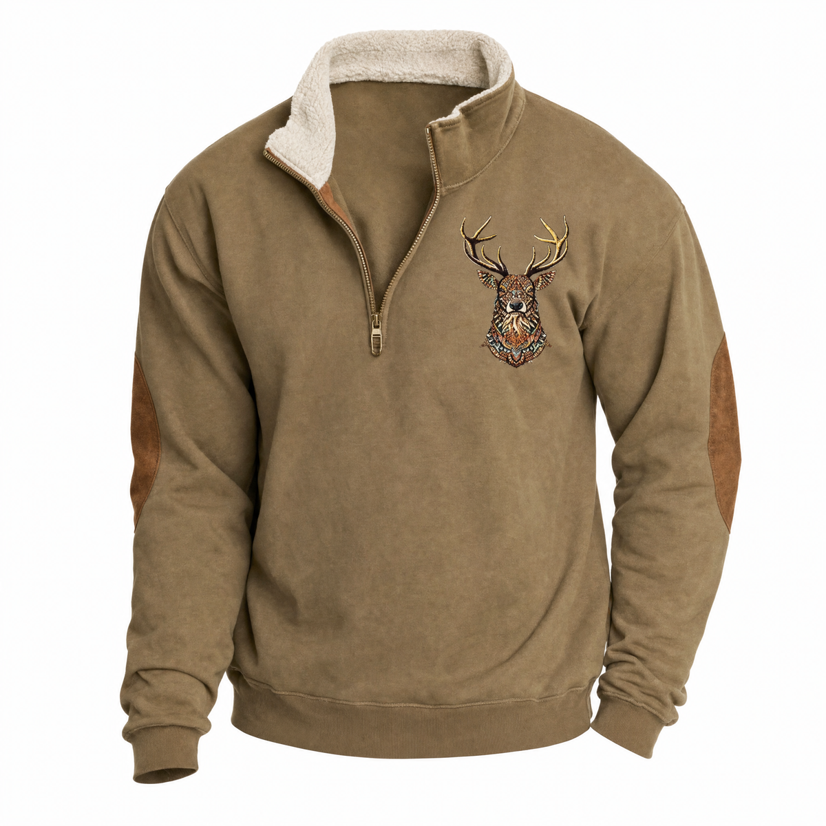 BRIAN™ | Ugo Fleece Half-Zip Turtleneck