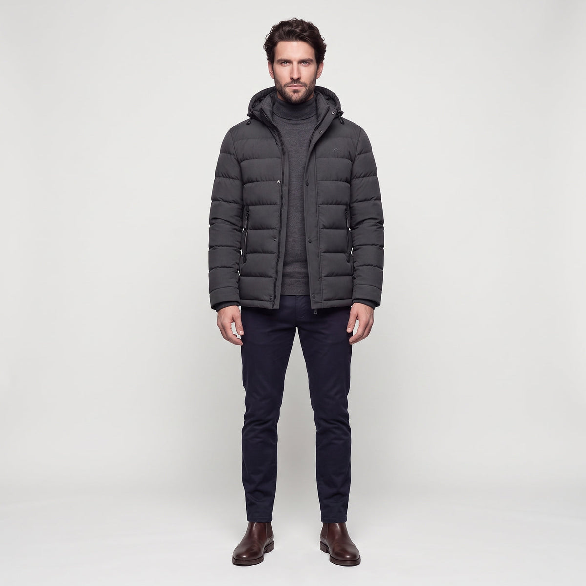 BRIAN™ | Vostok Hooded Puffer Jacket
