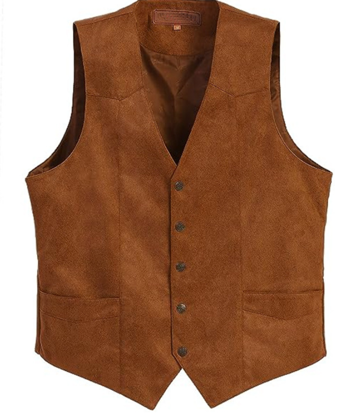 BRIAN™ | Brushed Suede Look Vest