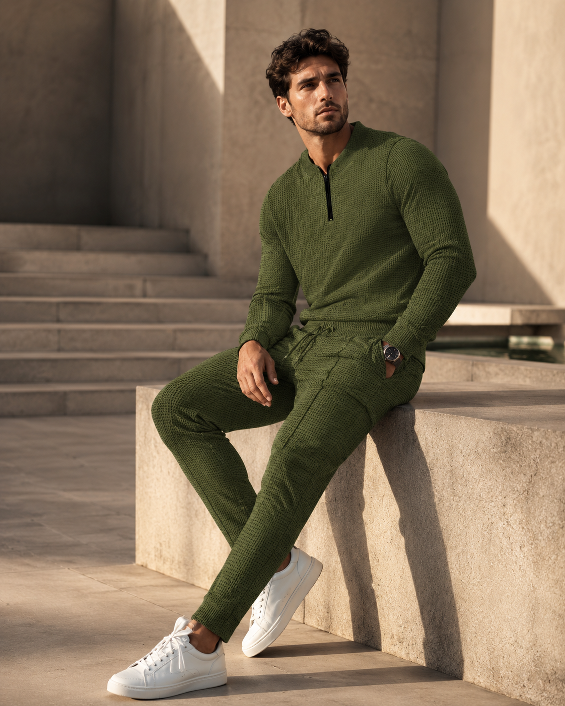 BRIAN™ | Montero Quarter-Zip Lounge Set