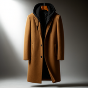 BRIAN™ | WOOL HOODED COAT FOR MEN