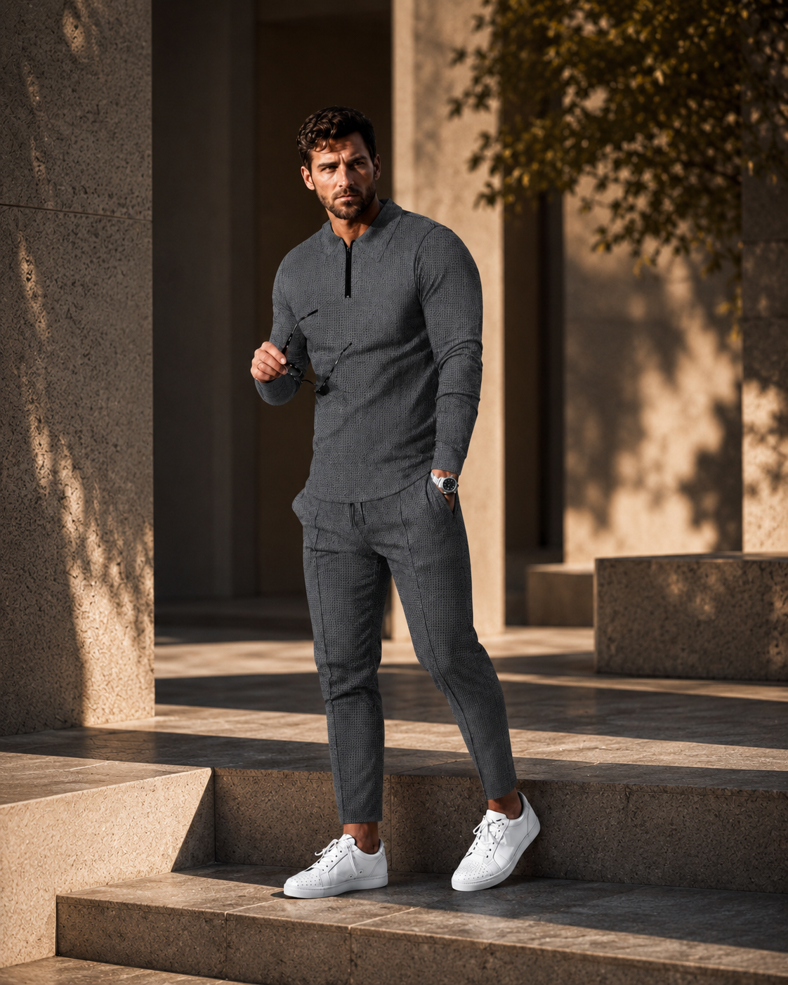 BRIAN™ | Montero Quarter-Zip Lounge Set