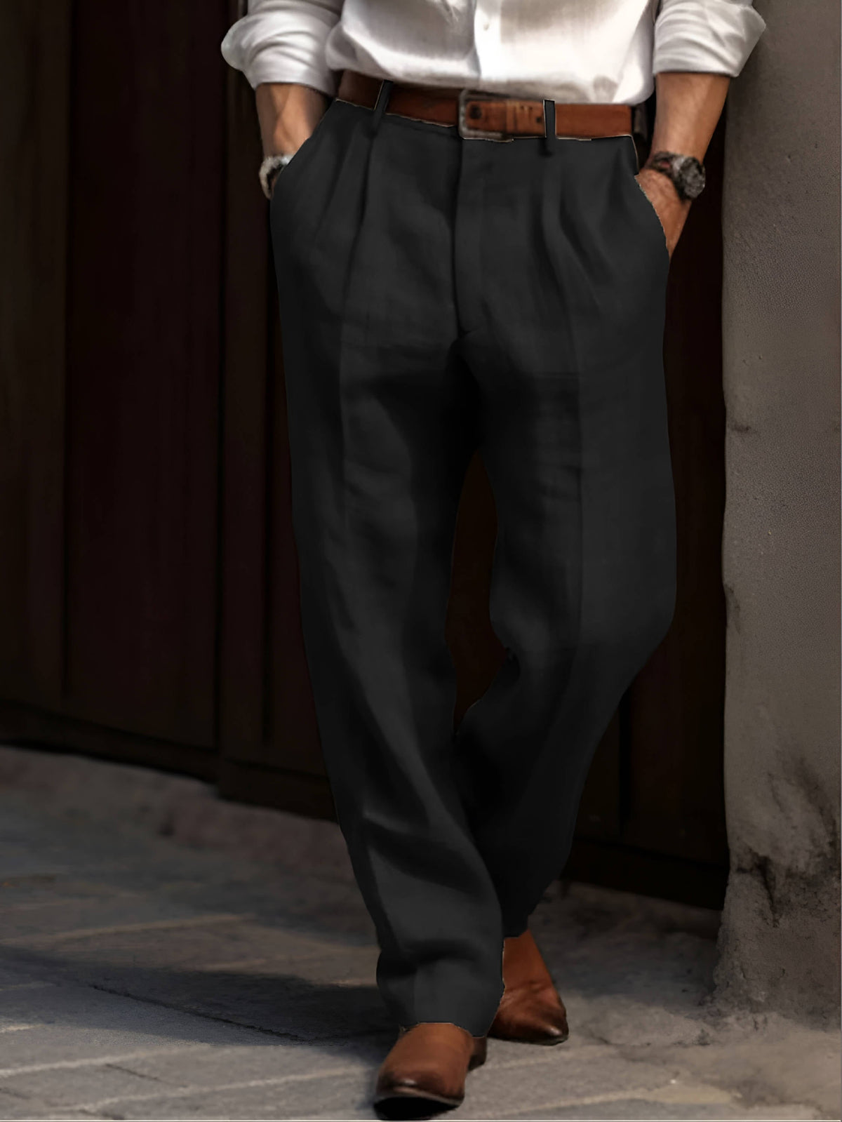 BRIAN™ | Retro Wide-Leg Trouser
