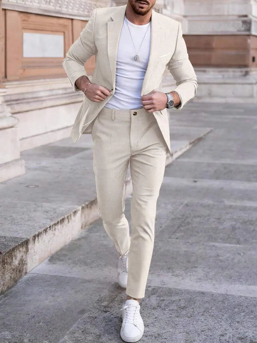 BRAIN™ | Men's Slim Two-Piece Casual Suit