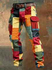 BRAIN™ | Mens Patchwork Cargo Trousers