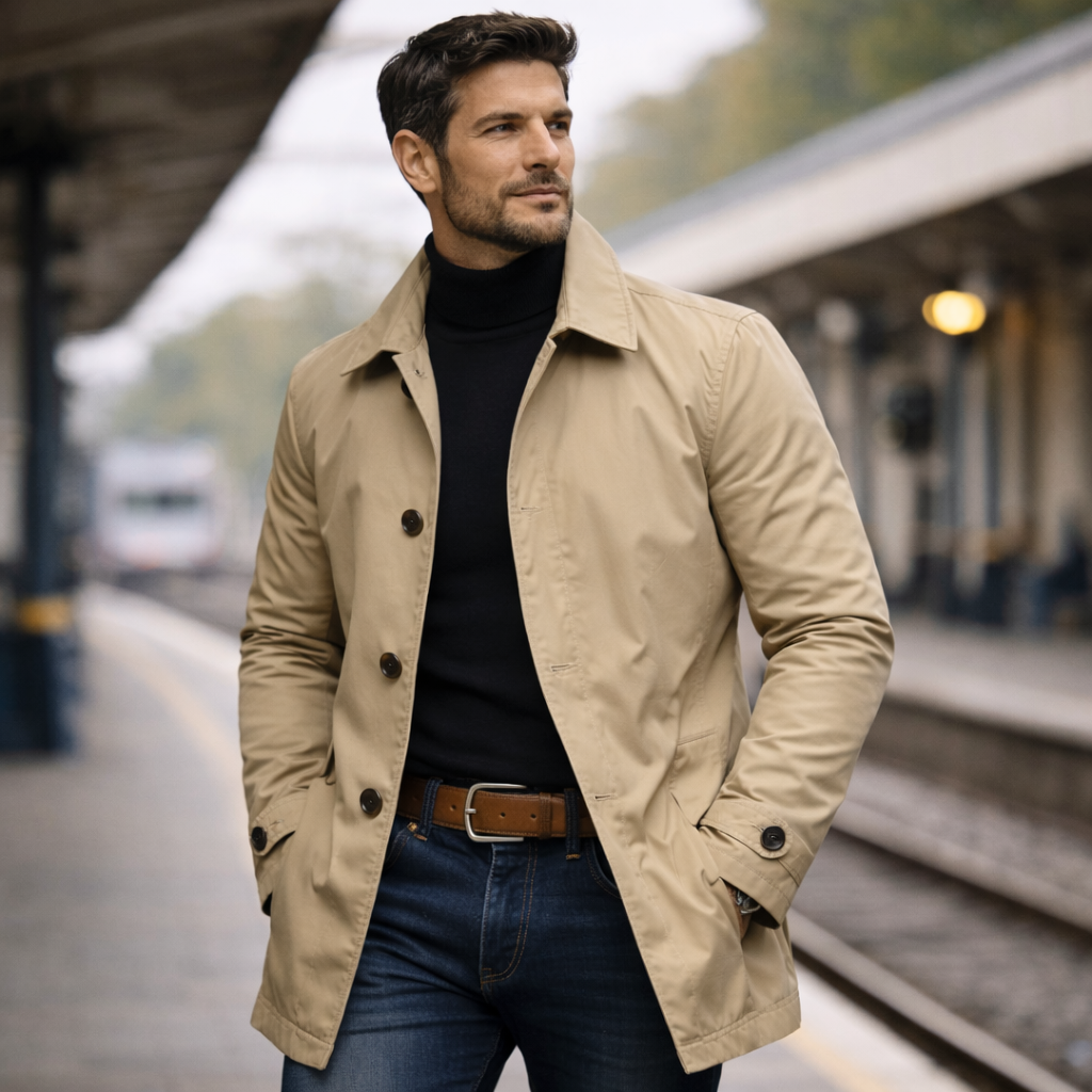 BRIAN™ | Quilted-Lined Button Coat