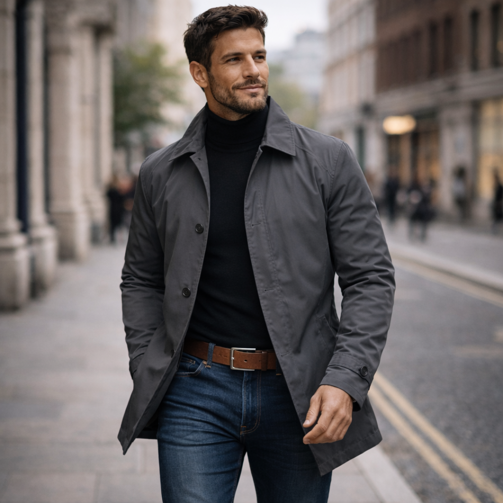 BRIAN™ | Quilted-Lined Button Coat
