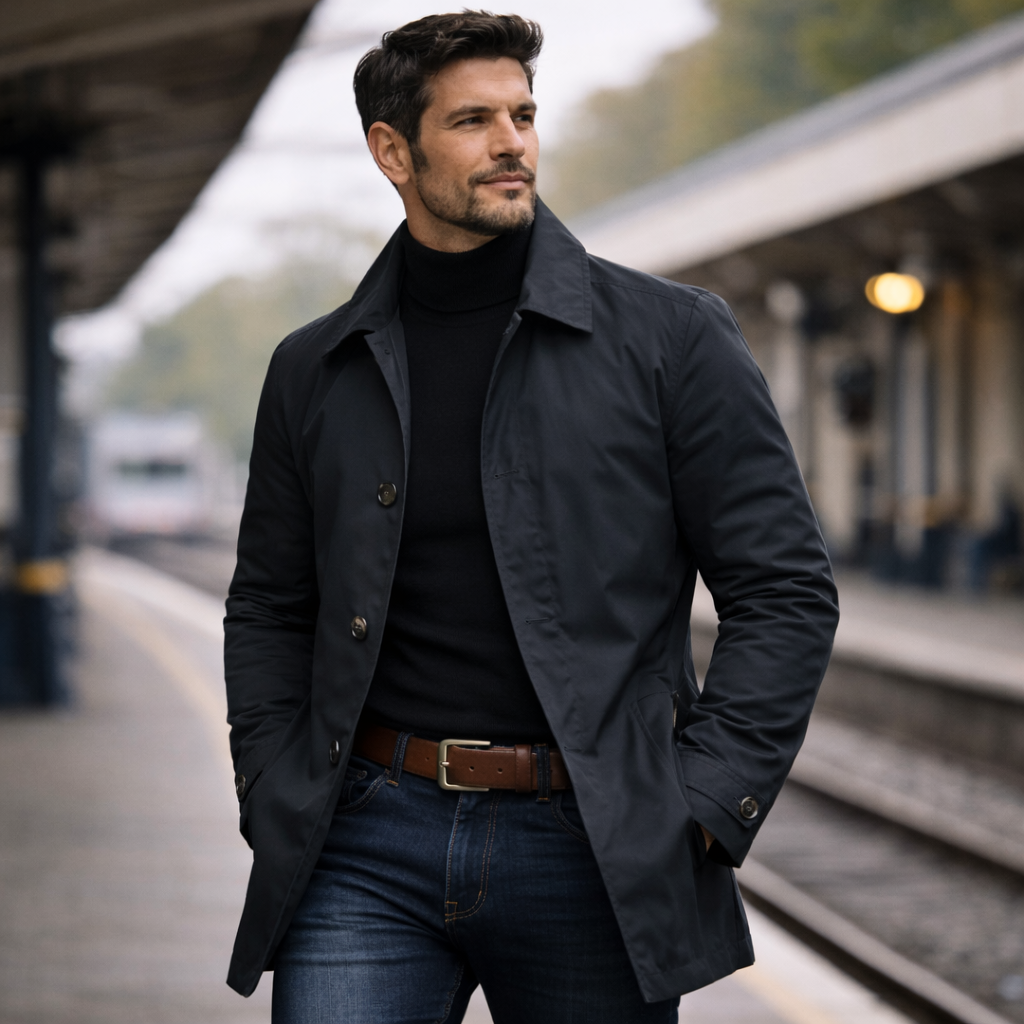 BRIAN™ | Quilted-Lined Button Coat